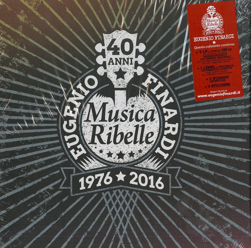 Finardi Eugenio 40 Anni Di Musica Ribelle (Boxset 5 Lp) Lp