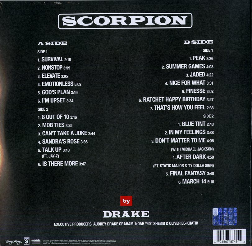 Drake Scorpion Lp | Discoteca Laziale