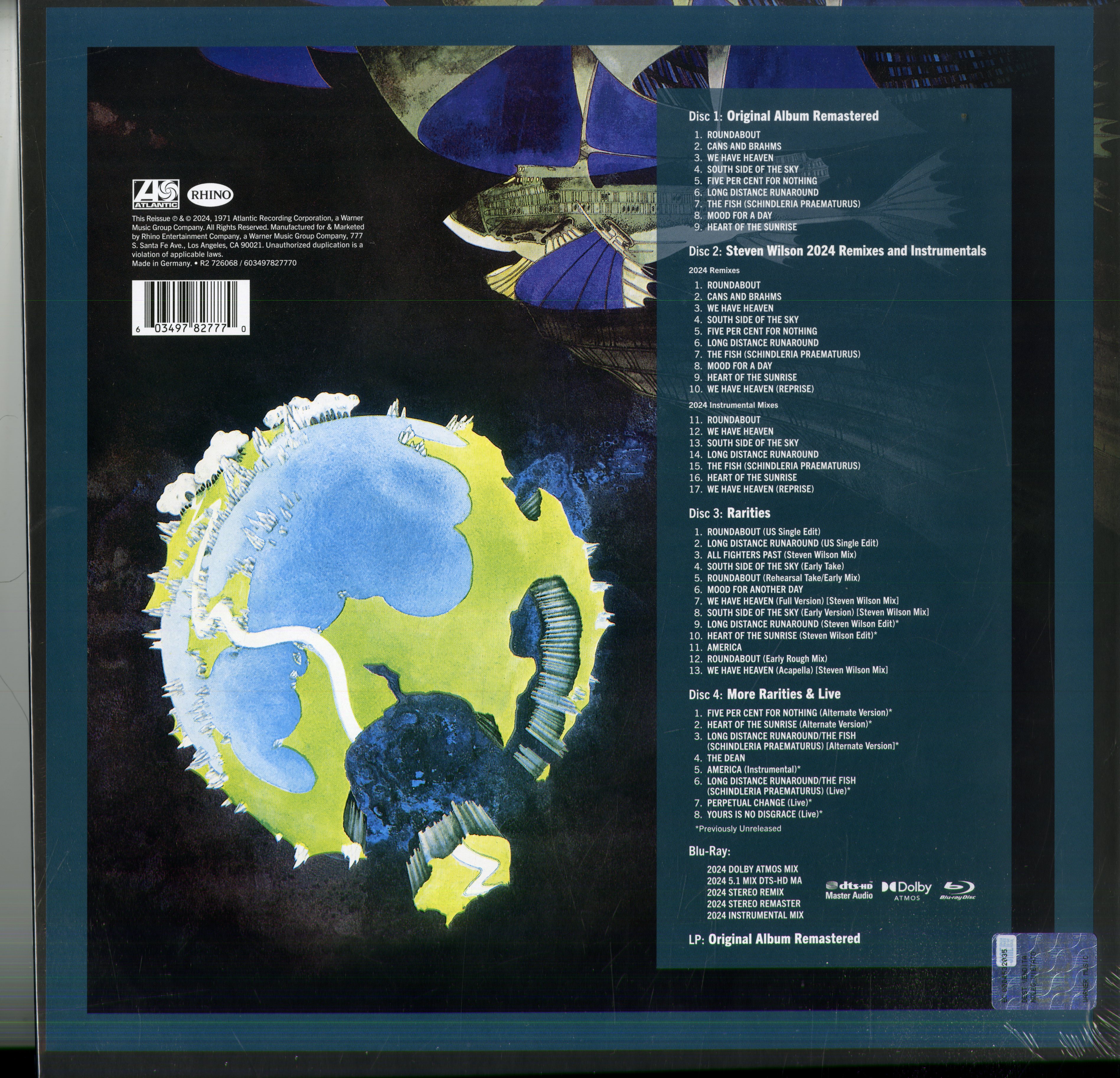 Yes Fragile Cd | Discoteca Laziale