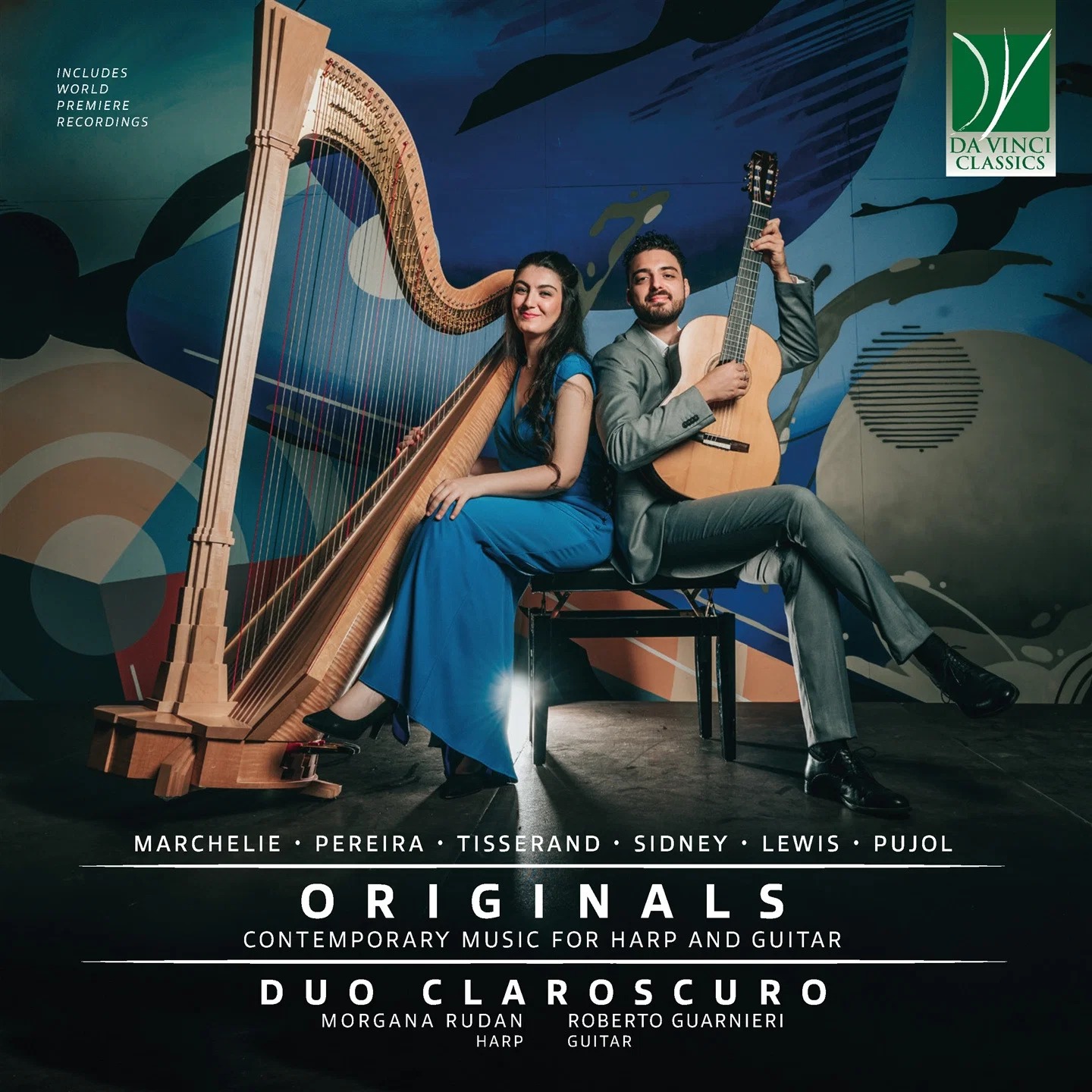 Duo Claroscuro - Originals: Contemporary Music For Harp And Guitar - Cd