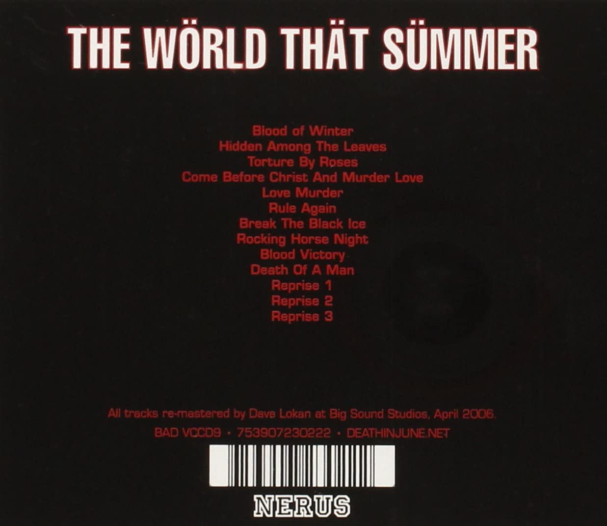 洋楽 Death In June - The World That Summer 71lQzNVDSWL._UF1000,1000_QL80_.jpg