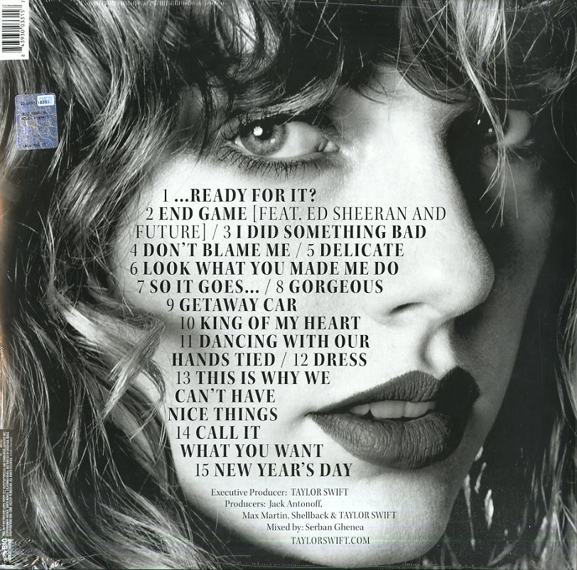 Swift Taylor Reputation (Picture Disc) Lp | Discoteca Laziale