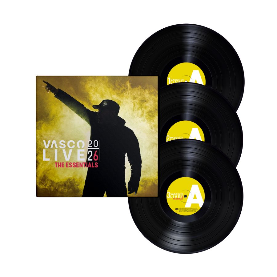 Vasco Live 20|26 - The Essentials (3Lp Trigatefold Vinili Neri 180Gr)