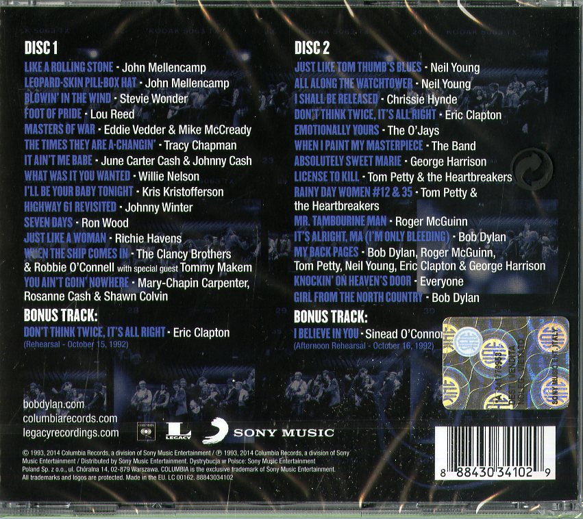 レコード　Bob Dylan 30th Anniversary Concert 30th Anniversary Concert Celebration [Deluxe Edition