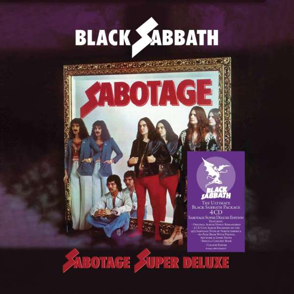 Black Sabbath Sabotage deluxe 4CD BOX・新品 Black Sabbath Sabotage (Super Deluxe Box Set 4 Cd) Cd | Discoteca