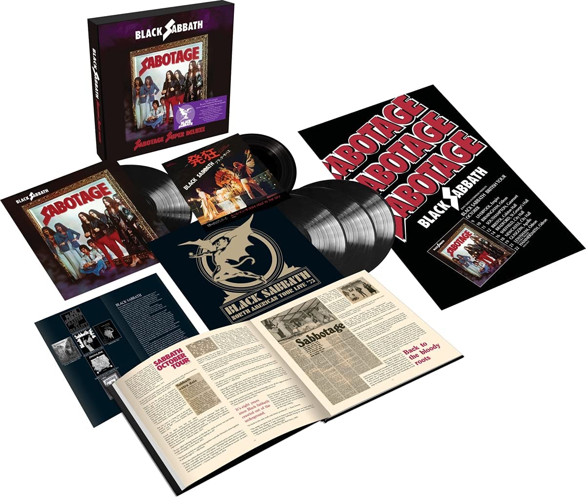 Black Sabbath Sabotage (Super Deluxe Box Set 4 Lp + 7