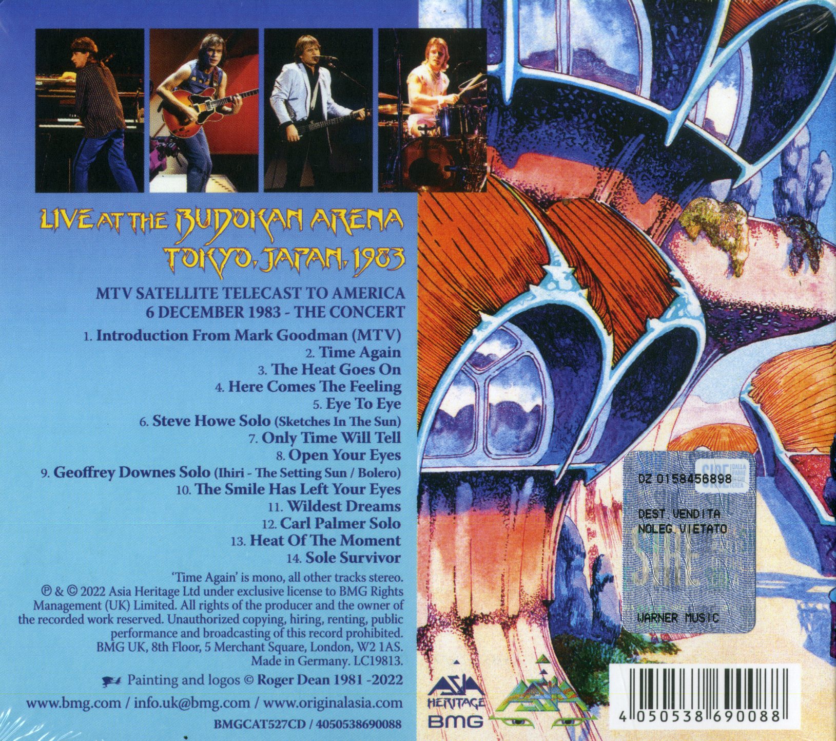 Asia/ エイジア/ Dragon Attack 1983/ Budokan Asia - Asia In Asia: Live At The Budokan, Tokyo 1983[2 LP/2