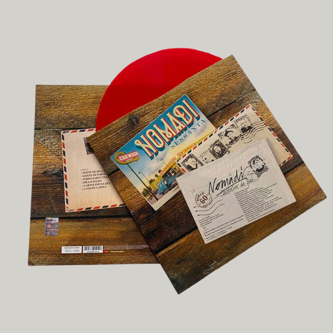 Nomadi Cartoline Da Qui (vinile Rosso Numerato, Limitato,esclusiva Indie) LP Nomadi Cartoline Da Qui (vinile Rosso Numerato, Limitato,esclusiva Indie) LP