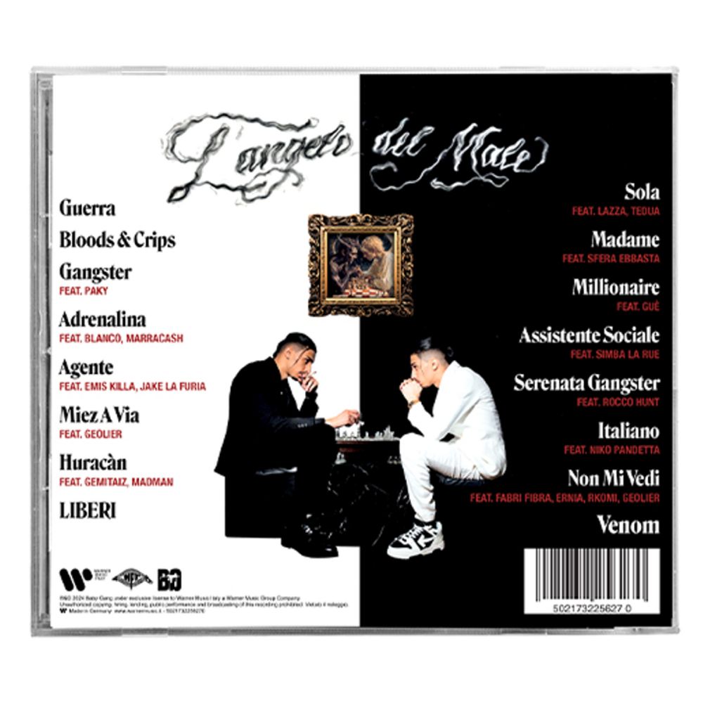 Baby Gang L'Angelo Del Male Cd Discoteca Laziale