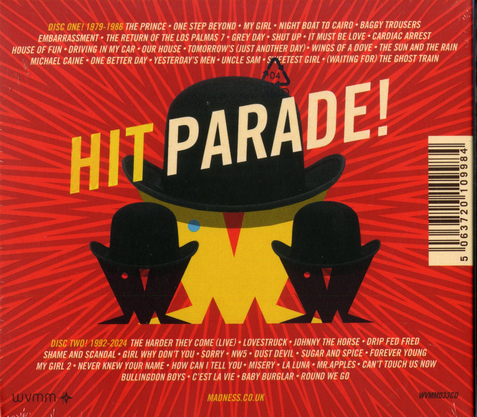 Madness Hit Parade (Standard Edt.) Cd | Discoteca Laziale