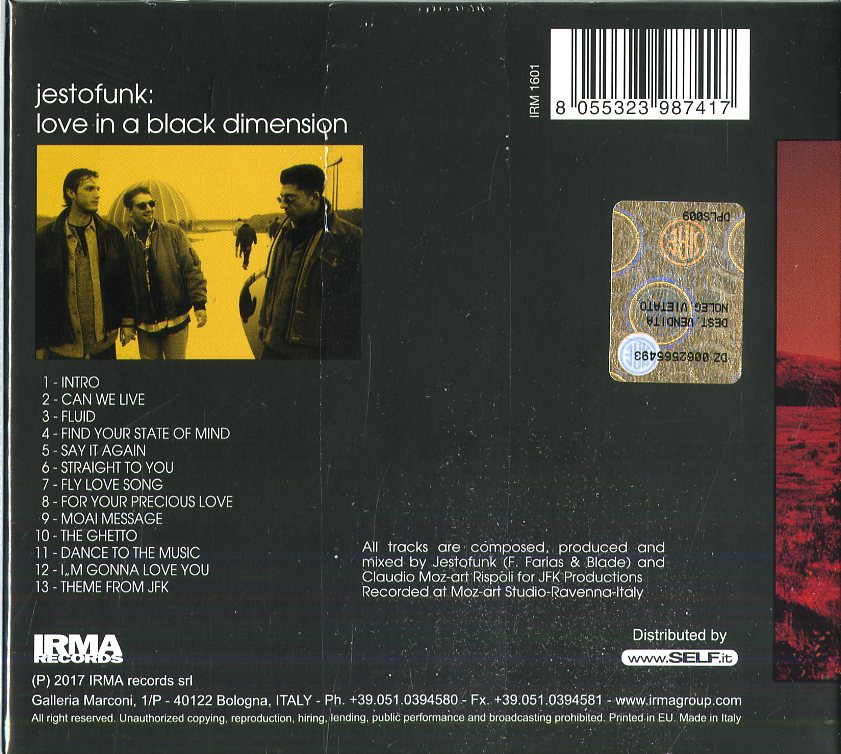 2LP）Jestofunk –Love In A Black Dimension Jestofunk – Love In A Black Dimension – 2 x Vinyl (Gatefold