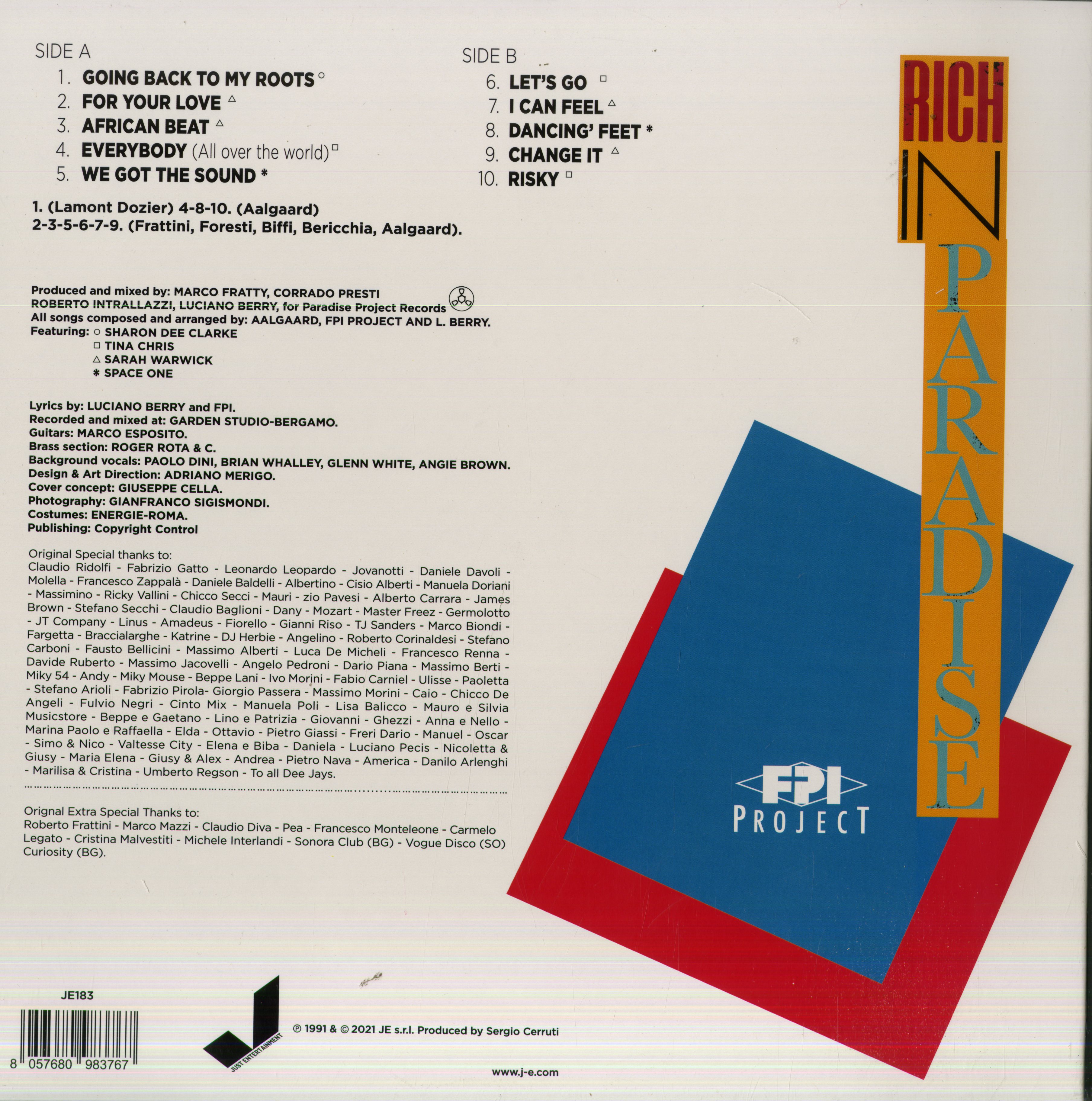 Fpi Project Rich In Paradise (30Th Years Annyversary) Lp