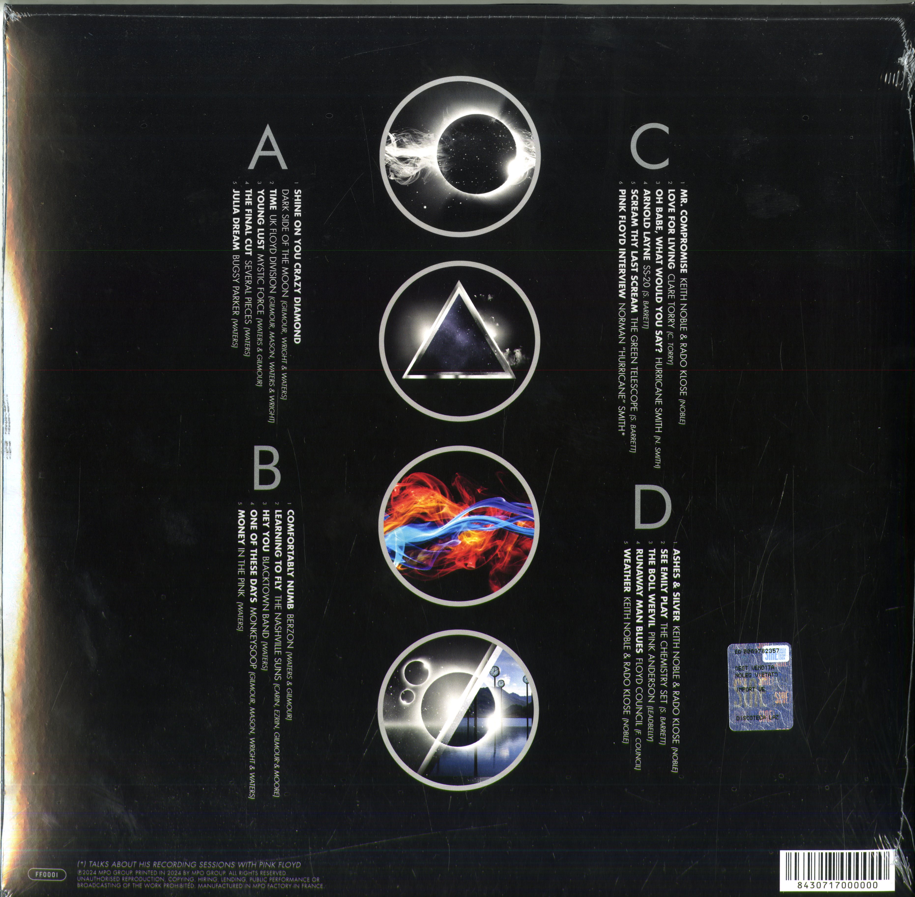 Compilation The Many Faces Of Pink Floyd (Vinyl White Gatefold) Lp