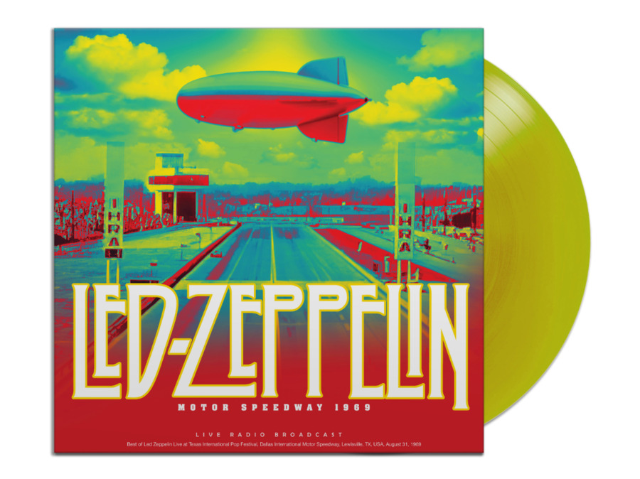 Led Zeppelin Motor Speedway 1969 (Lime Transparent Vi Lp