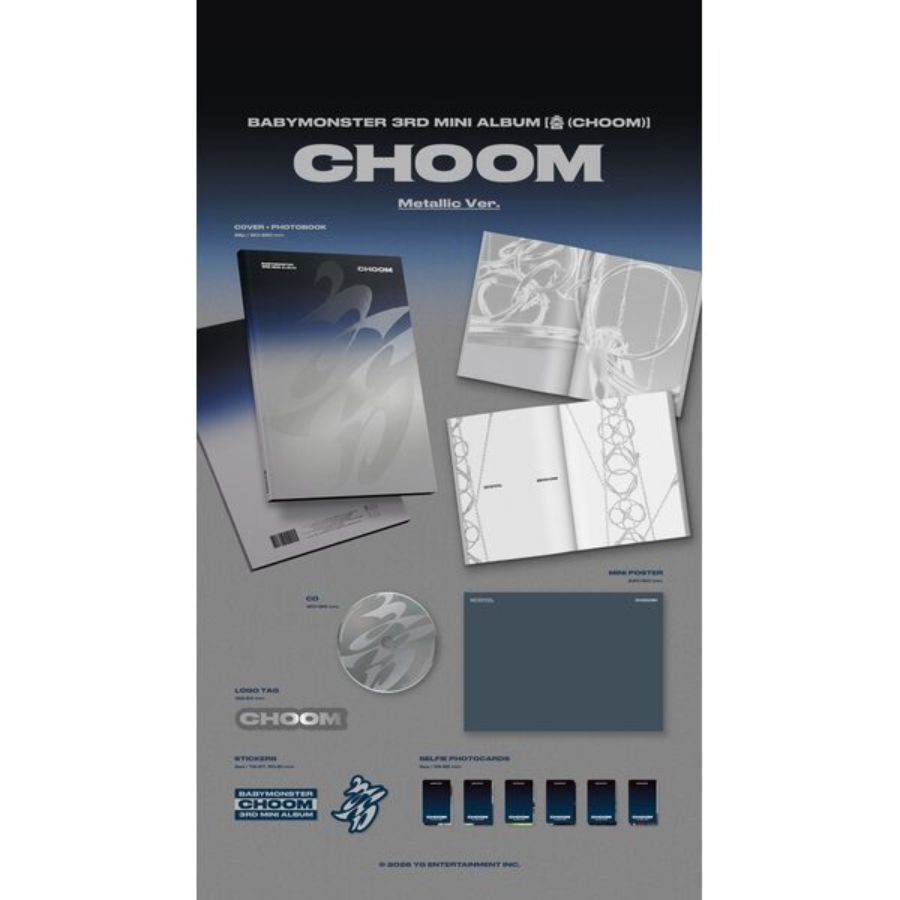Babymonster Choom (Photobook - Metallic Version) Cd | Discoteca