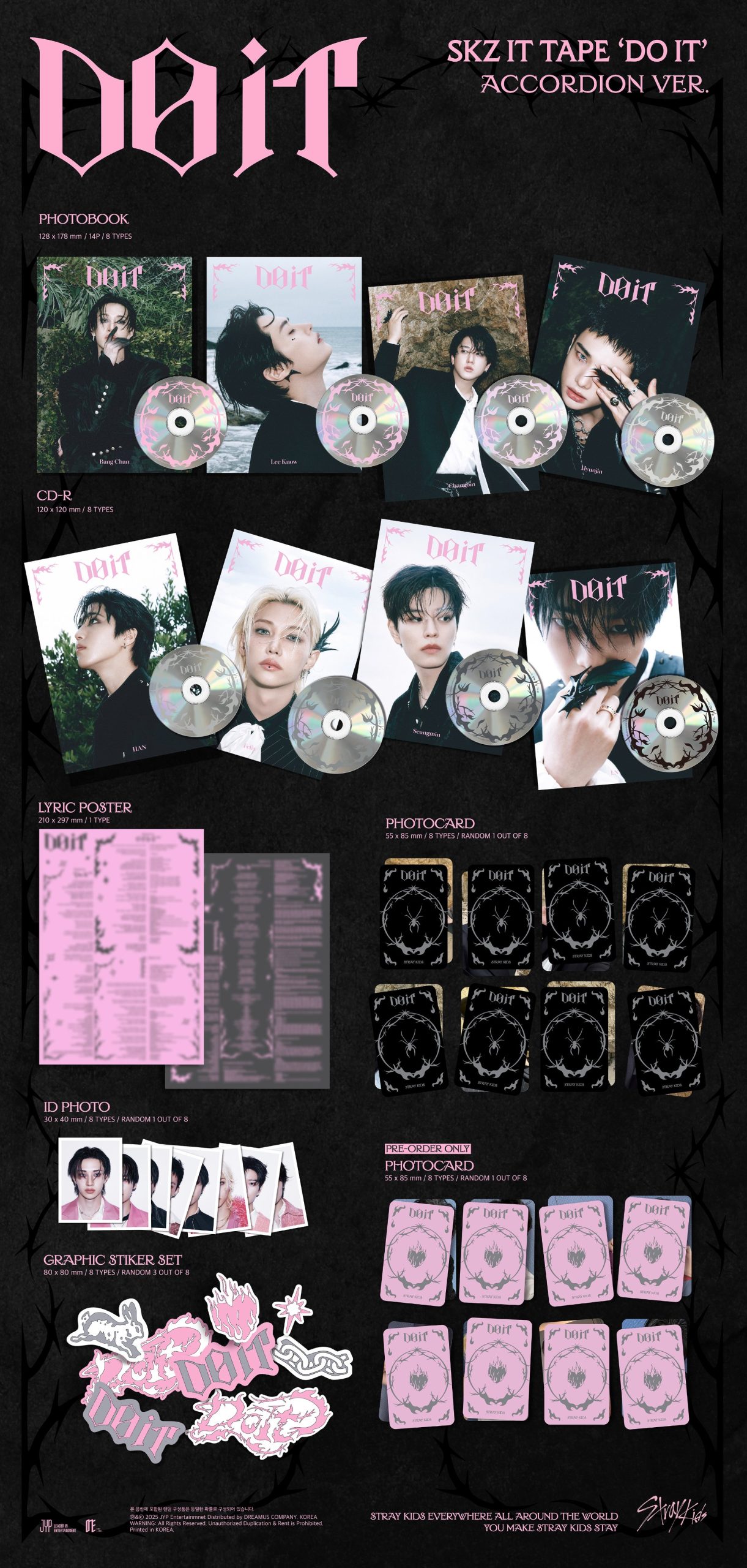 Stray Kids Skz It Tape (Do It) Accordion Version Cd | Discoteca