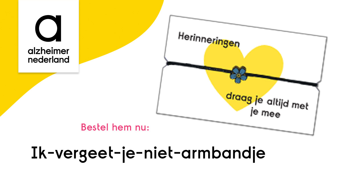 Bestel het Ikvergeetjenietarmbandje voor € 3,95 Bestel het Ikvergeetjenietarmbandje voor € 3,95