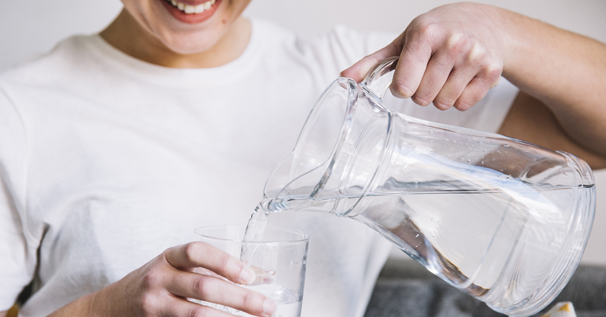 hydratation boire de l'eau
