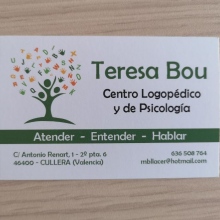 Acercar imagen: MARÍA TERESA BOU, Logopeda Cullera