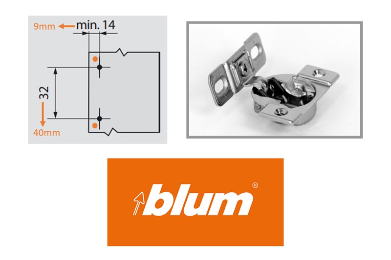 Blum Compact Face Fix Hinge Blum Compact Face Fix Hinge