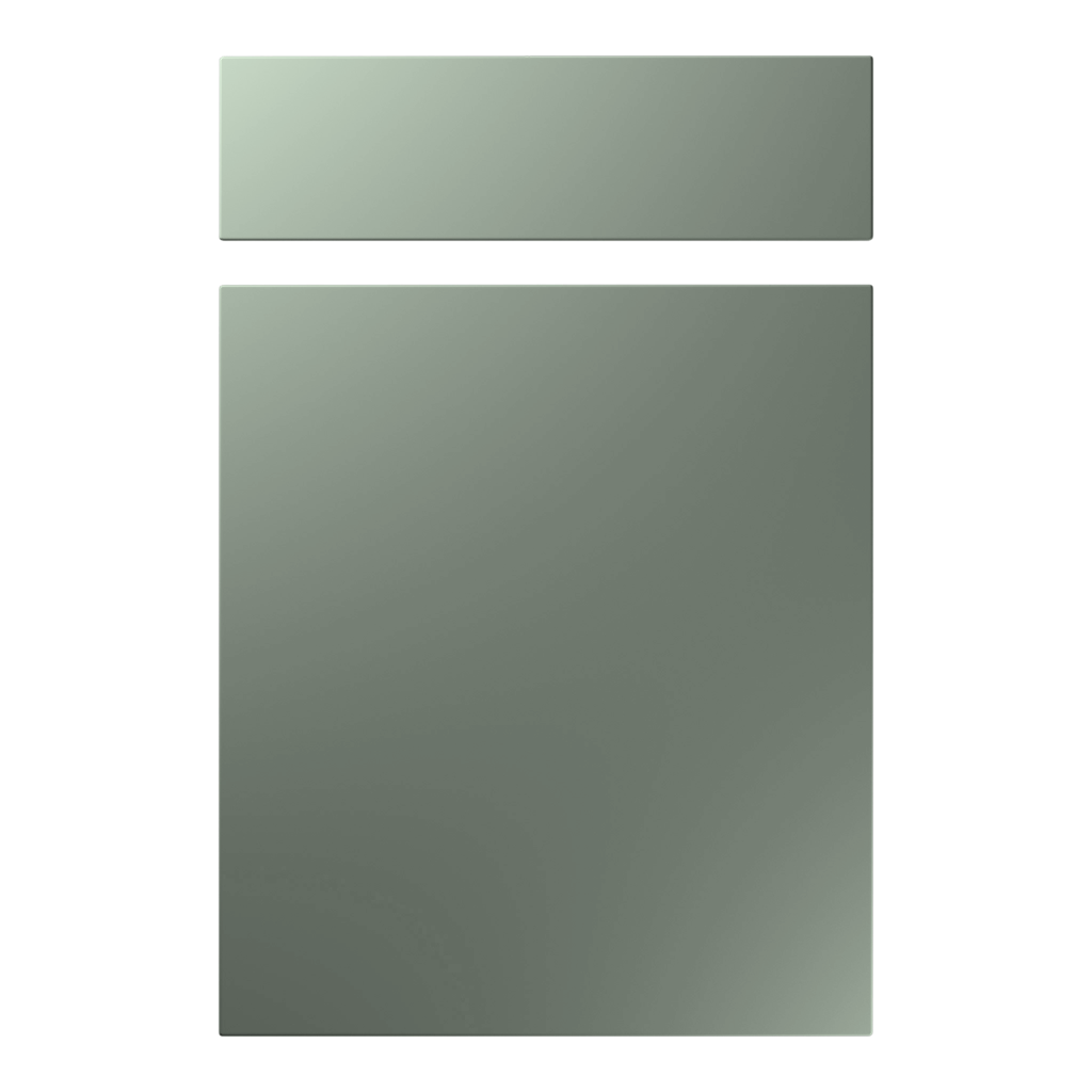 Modern Slab Style Kitchen Door