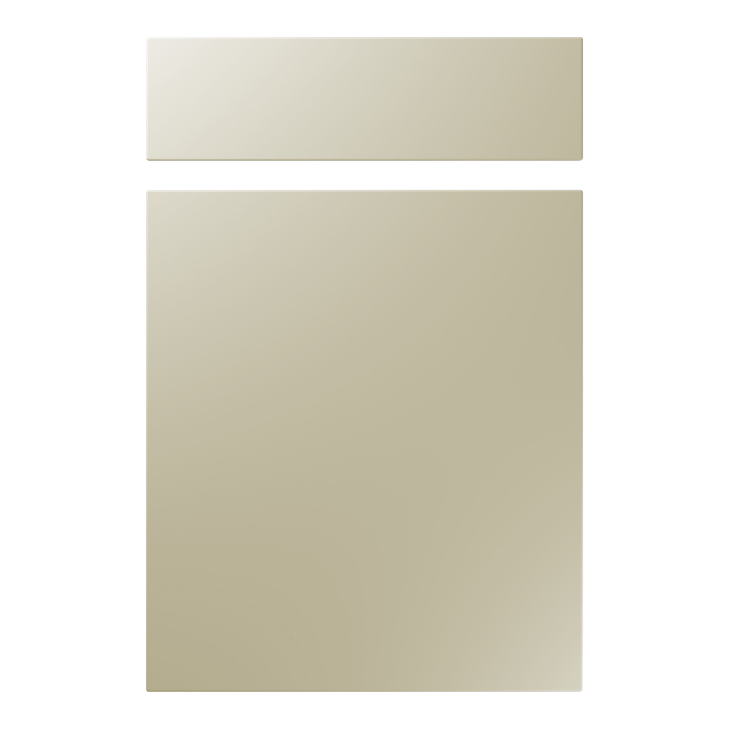 Modern Slab Style Kitchen Door