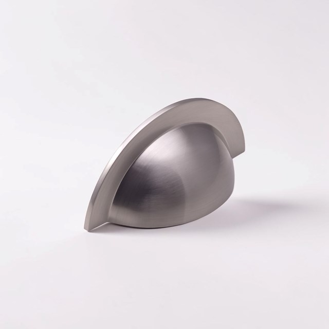 Monmouth Cup Brushed Nickel Traditional Handle | Traditional Handles