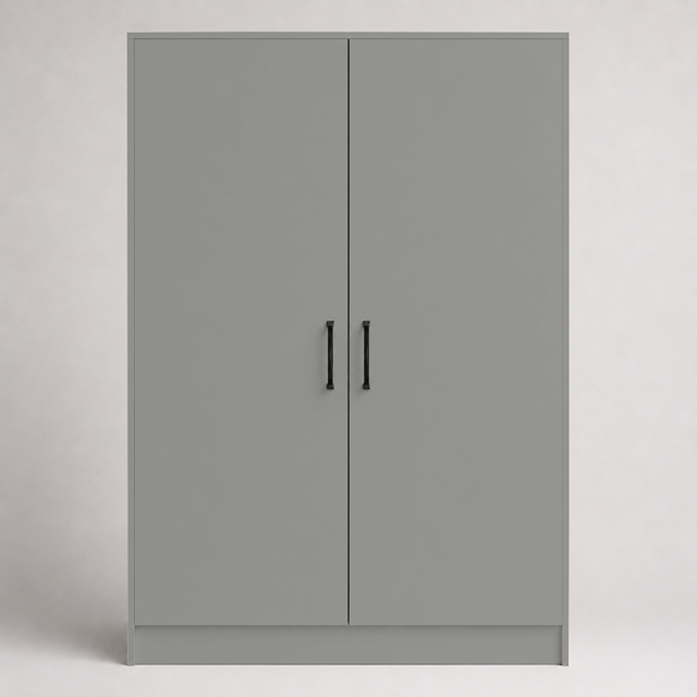 Super Matte Dust Grey Slab Replacement Wardrobe Door | Slab Super Matte Dust Grey Slab Replacement Wardrobe Door | Slab