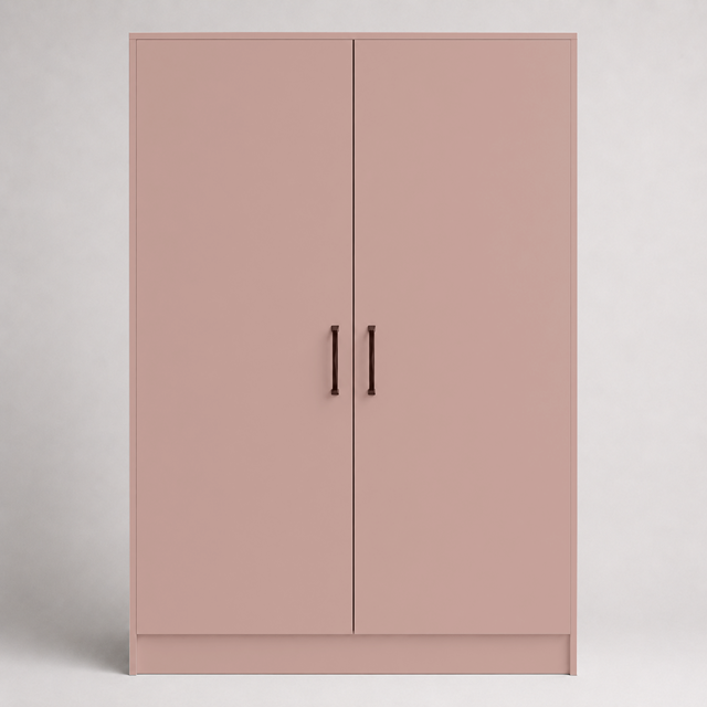 Super Matte Kobe (Dusky Pink) Slab Replacement Wardrobe Door | Slab