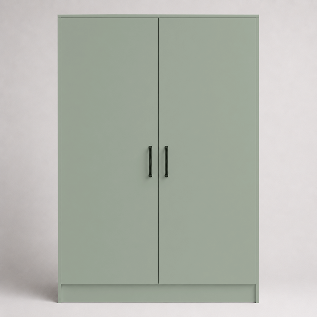 Super Matte Reed Green Slab Replacement Wardrobe Door | Slab