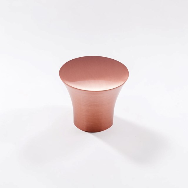 Malvern Brushed Copper Traditional Knob | Traditional Knobs Malvern Brushed Copper Traditional Knob | Traditional Knobs