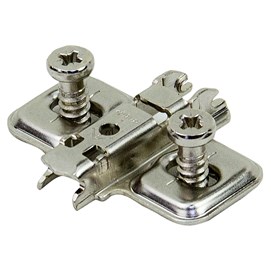Blum Height Adjustable Clip Backplates with Euro Screws Blum Height Adjustable Clip Backplates with Euro Screws