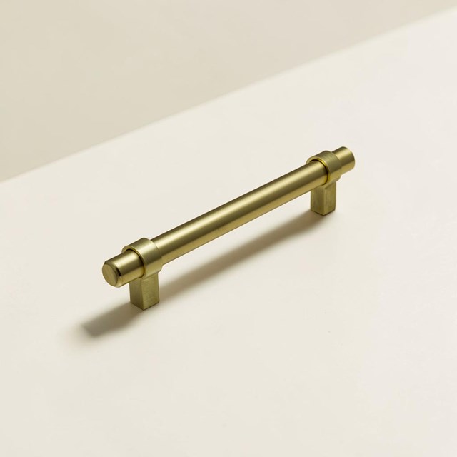 Strapped Bar Brushed Brass Traditional Handle | Traditional Handles Strapped Bar Brushed Brass Traditional Handle | Traditional Handles