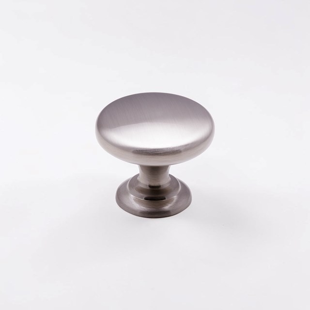 Monmouth Brushed Nickel Traditional Knob | Traditional Knobs