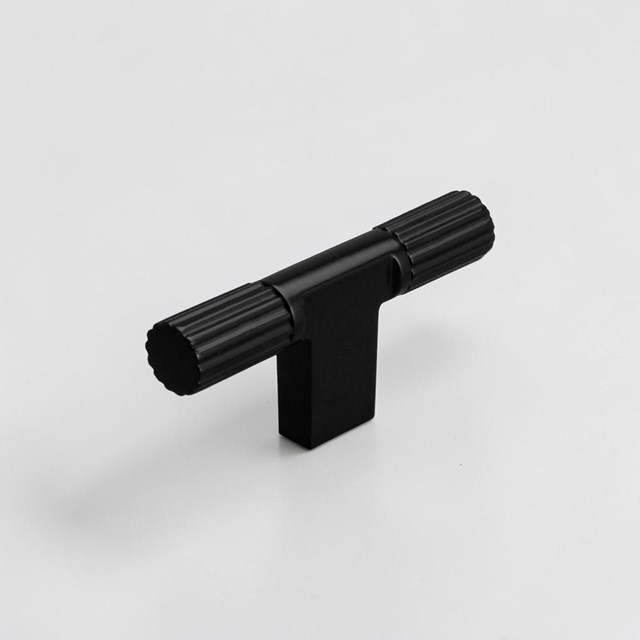 Florence T Bar Matt Black Traditional Handle | Traditional Handles