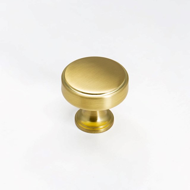 Calgary Brushed Satin Brass Designer Knob | Designer Knobs Calgary Brushed Satin Brass Designer Knob | Designer Knobs