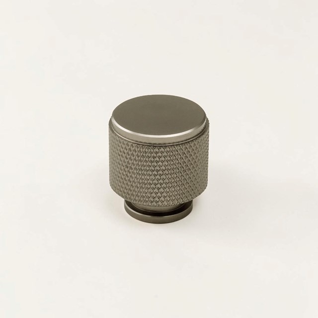 Milan Brushed Nickel Contemporary Knob | Contemporary Knobs