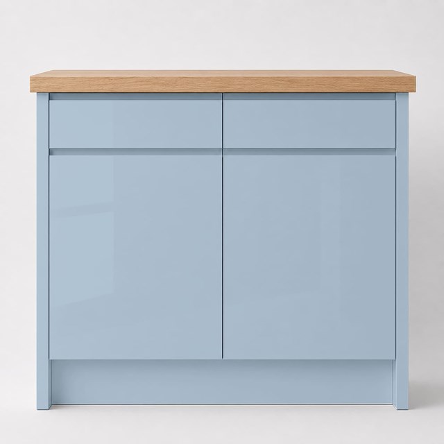 High Gloss Denim J Pull Replacement Kitchen Door | J Pull High Gloss Denim J Pull Replacement Kitchen Door | J Pull