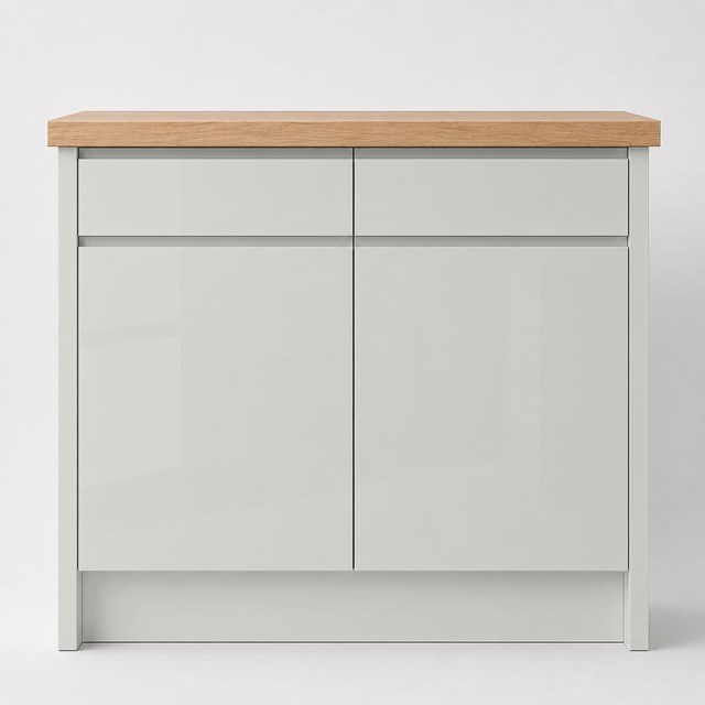 High Gloss Grey J Pull Replacement Kitchen Door | J Pull High Gloss Grey J Pull Replacement Kitchen Door | J Pull
