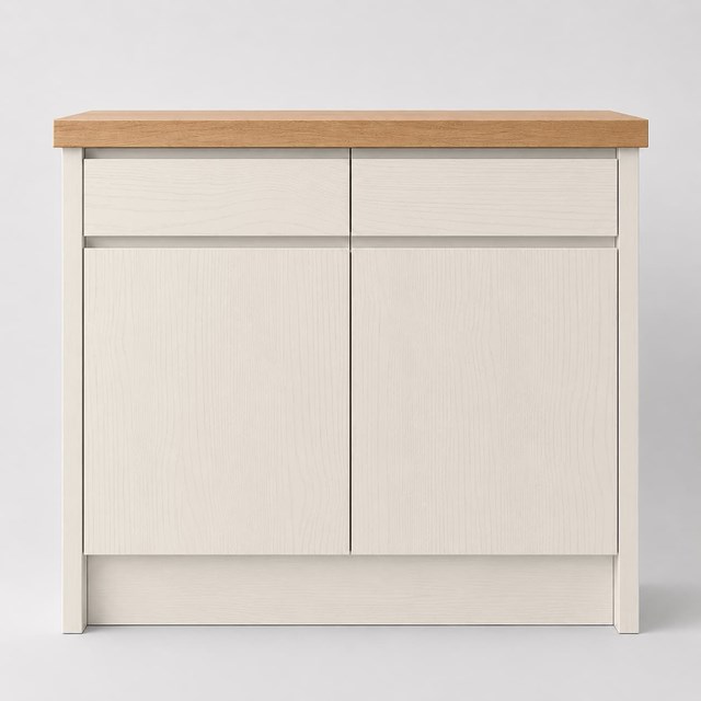 Painted Oak Cashmere J Pull Replacement Kitchen Door | J Pull Painted Oak Cashmere J Pull Replacement Kitchen Door | J Pull