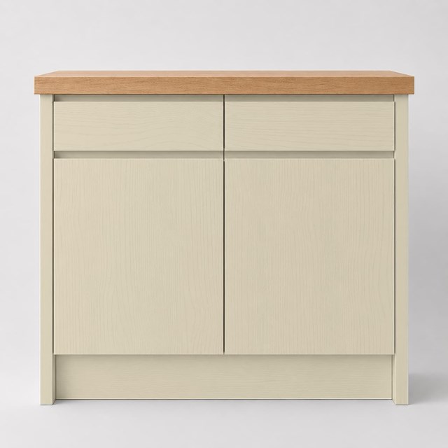 Painted Oak Mussel J Pull Replacement Kitchen Door | J Pull Painted Oak Mussel J Pull Replacement Kitchen Door | J Pull