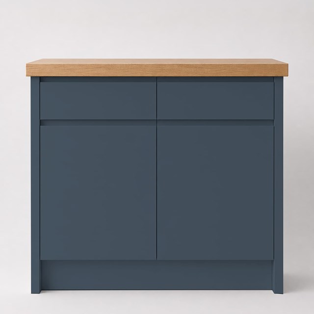 Super Matte Alby Blue J Pull Replacement Kitchen Door | J Pull Super Matte Alby Blue J Pull Replacement Kitchen Door | J Pull