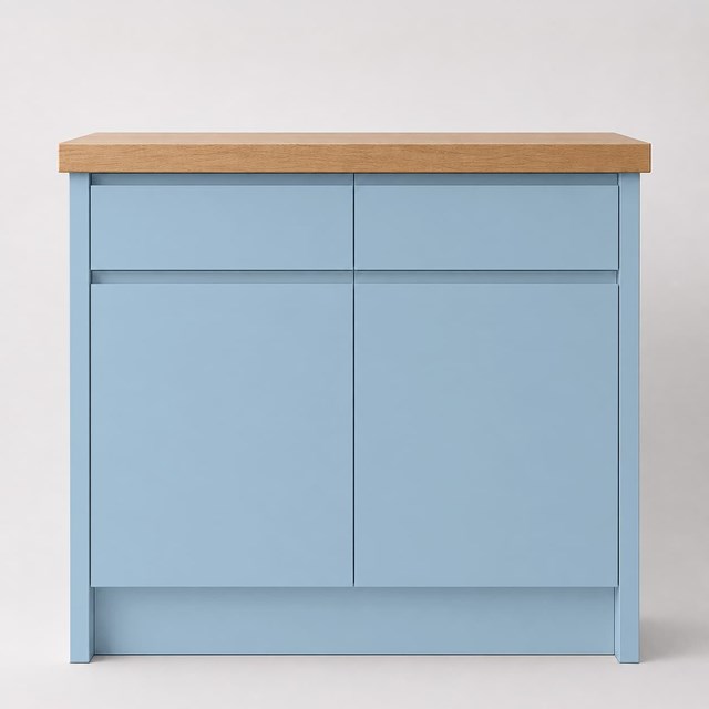 Super Matte Denim J Pull Replacement Kitchen Door | J Pull Super Matte Denim J Pull Replacement Kitchen Door | J Pull