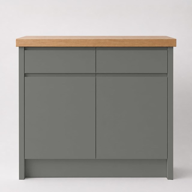 Super Matte Dust Grey J Pull Replacement Kitchen Door | J Pull Super Matte Dust Grey J Pull Replacement Kitchen Door | J Pull