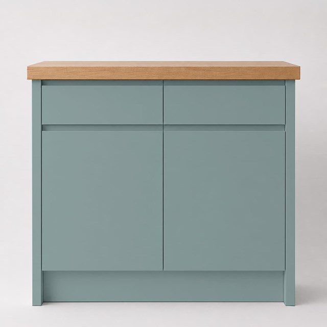 Super Matte Fjord J Pull Replacement Kitchen Door | J Pull Super Matte Fjord J Pull Replacement Kitchen Door | J Pull