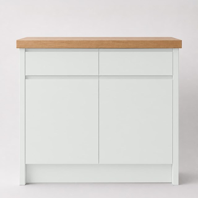Super Matte Frost White J Pull Replacement Kitchen Door | J Pull Super Matte Frost White J Pull Replacement Kitchen Door | J Pull