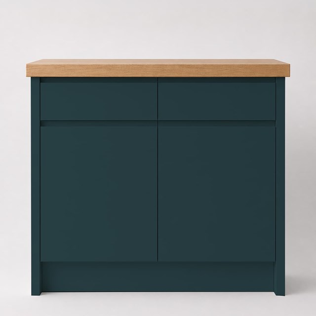 Super Matte Highland Green J Pull Replacement Kitchen Door | J Pull Super Matte Highland Green J Pull Replacement Kitchen Door | J Pull