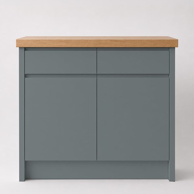 Super Matte Monument Grey J Pull Replacement Kitchen Door | J Pull Super Matte Monument Grey J Pull Replacement Kitchen Door | J Pull