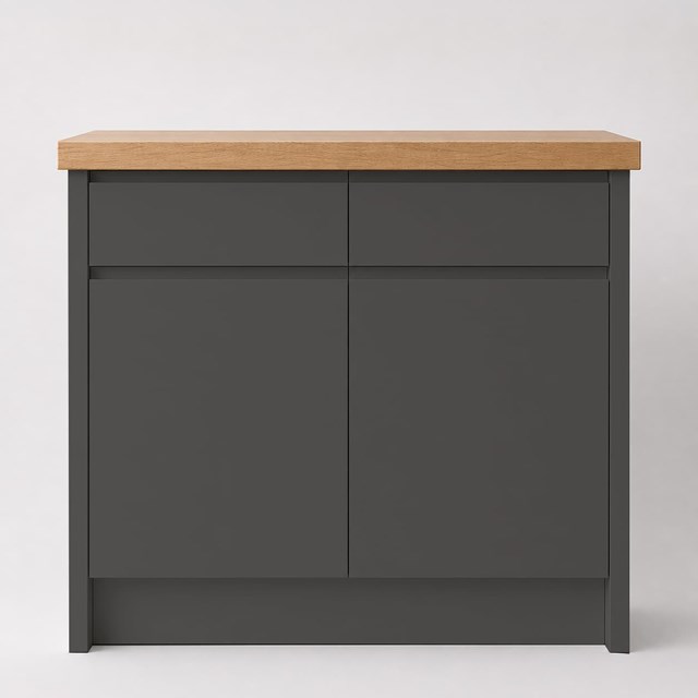 Super Matte Onyx Grey J Pull Replacement Kitchen Door | J Pull Super Matte Onyx Grey J Pull Replacement Kitchen Door | J Pull
