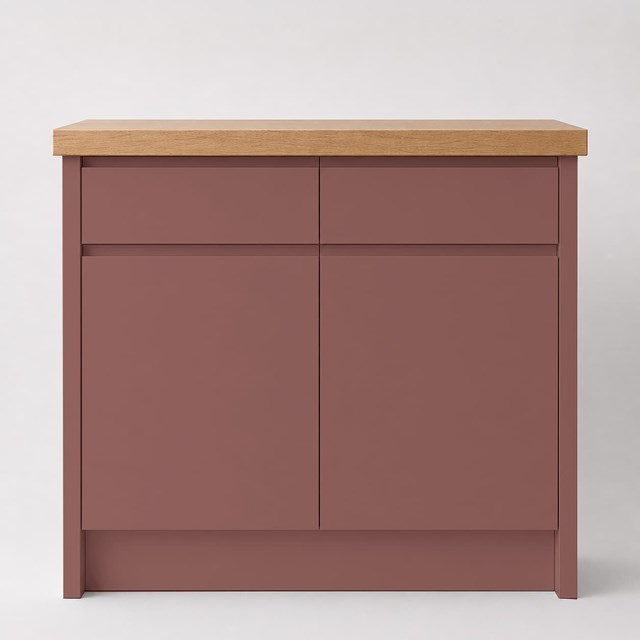 Super Matte Rusty Red J Pull Replacement Kitchen Door | J Pull Super Matte Rusty Red J Pull Replacement Kitchen Door | J Pull